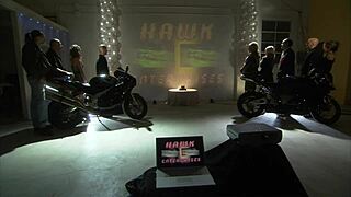 Milf in golden high heels licks and gets fucked hard with monster cock