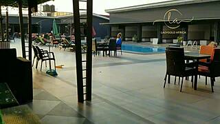 honryblack porn1 - ebony sex goddess meets naija pornstar for exclusive bar fun 😘