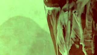 Naked stepsister bathes in the shower