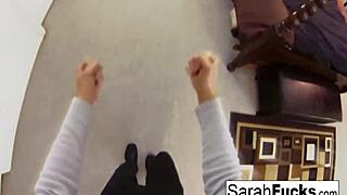 Busty Pornstar Sarah Fucks Hard