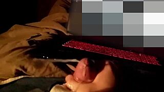 slo-mo big hot loads on chubby belly