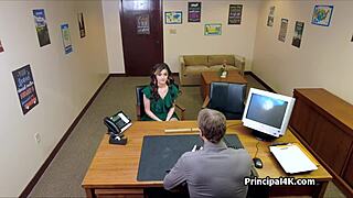 Is the housewife seducing the principal?