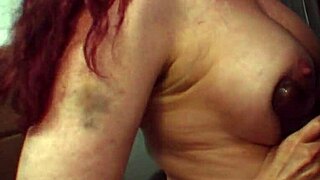 Hey, big tit redhead mae victoria rides massive bbc