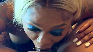 Pretty Face Ebony Loves Sucking Dick!