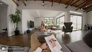 Vr Bangers Horny Nympho Anya Olsen Fucked on a Table at a Sexologist in Hd Porn