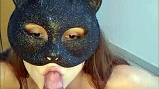 Beauty Girl Doing A Blowjob - Homemade Latina With Big Natural Tits And Curvy Ass