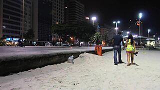 A big booty latina is picked up in public and fucked by bbc.