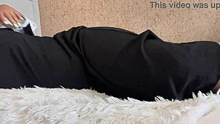 Arab teen without panties gets intense fucking