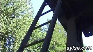 Two Hot Amateur Lesbian Milfs Outdoor Compilation