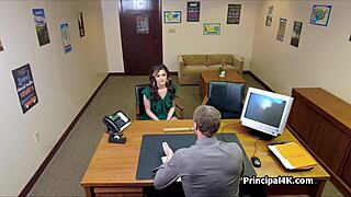 Is the housewife seducing the principal?