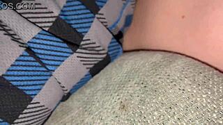 18 Year Old Blonde Gets Double Creampie