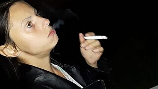 First Cigarette, Then Pussy Lick - Lesbian Illusion