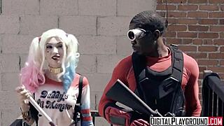 Watch Aria Alexander in Suicide Squad XXX parody