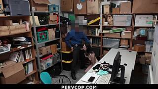 Officer Punishes Thief with Hardcore Domination