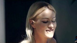 Housewife Blonde Enjoys Outdoor Time With Gardener