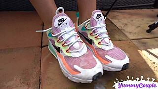 you gotta watch this pov horny milf cum compilation with cum on tits