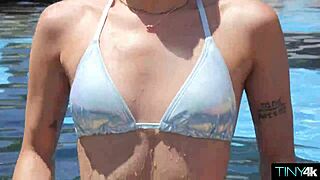 intense summer fun with petite brunette lola rose...