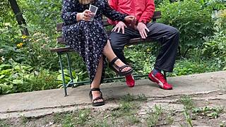 Mother-In-Law's Job To Make Me Cum With Detailed Handjob And Flashing