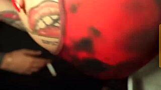 Amazing Brunette Dancing In Night Club