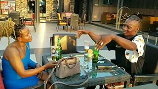 honryblack porn1 - ebony sex goddess meets naija pornstar for exclusive bar fun 😘