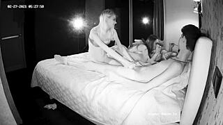 Two Guest Girls Make Group Hardcore Action With Young 18+ Males