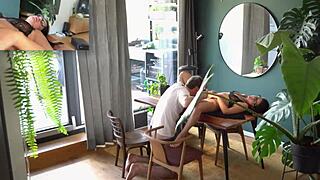 Asandra says, 'Love at the first bite.'