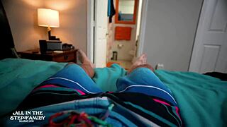 Stepmom In Bikini Helps Horny Guy Cum On Vacation With Deepthroat And Riding.