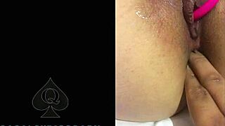 My friend is playin with my wife's ass and puttin a toy in her pussy