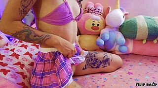 Petite 18+ Skinny Alina Svetlana in Bondage Session