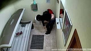 czech voyeur spies tanning bed nude masturbation