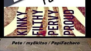 Step daddy shares pervy videos showcasing muscular body and hot ass in son setup