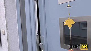 Debt4k Young Unemployed Girl Ready to Fuck for New Clothes