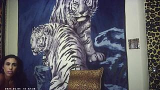 Behind The Scenes Glasses Cam Big Breast Brunette Babe Feels The Italian Pound Machine In Her First Porn Video