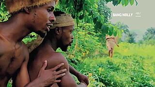 Okoro and Emeka Share an Awesome Moment with Adaura on the Farm