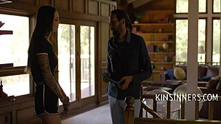 Old Man Shares Intimate Moments with Stepson's Teen Girlfriend