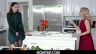 Momfap - Teen 18+ Stepdaughter Made To Be Turkey - Aften Opal & Alix Lynx
