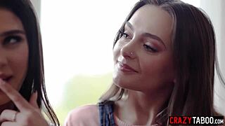 sexy big ass teen aften opal and hot latina maya farrell seduced by horny teen lesbian kylie rocket