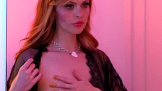 big booby redhead cant resist oily fuckfest with riding.