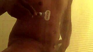 trimming in the shower solo