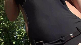 Hey, tory lane gives an amazing blowjob with deepthroat and big tits on the bed