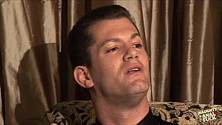 watching that striptease got the busty babe craving a threesome with dp