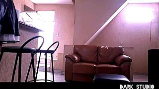 Maid cleaning house ends up giving ass to hot homeowner