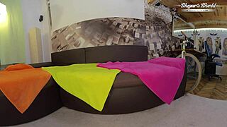 Christina santes and mugur engage in hot anal sex with blowjobs and creampies.