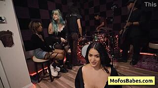 nia bleu takes big cum loads on face