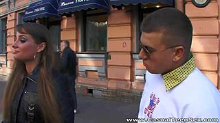 Teen hottie lafee feels deep emotions during pickup fuck.