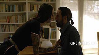 Old Man Shares Intimate Moments with Stepson's Teen Girlfriend