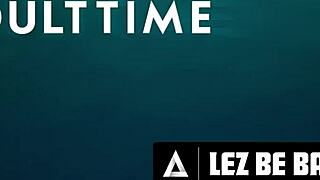 Horny oiled lesbians Hime Marie and Melissa Stratton strap-on double penetrate masseuse Nicole Doshi.