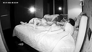 Two Guest Girls Make Group Hardcore Action With Young 18+ Males