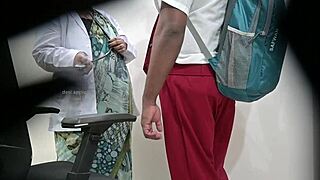 Lady doctor examines school student's penis in hospital 😏