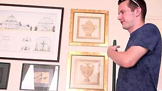 bbw catherine can doing a striptease for sam bourne agedlove